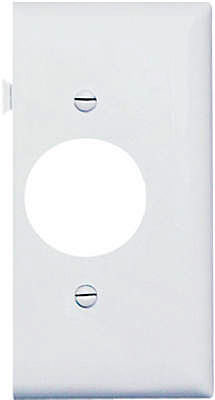 White Single End Section Plate