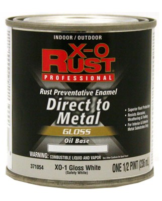 X-O Rust 1/2Pt Gloss White