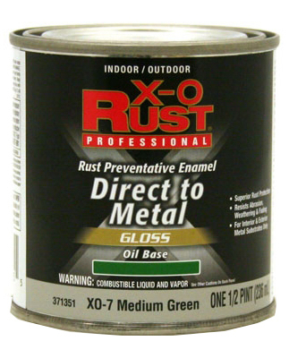 XO 1/2PT GRN Oil Base