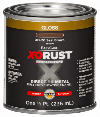X-O Rust 1/2Pt Gloss Seal Brown