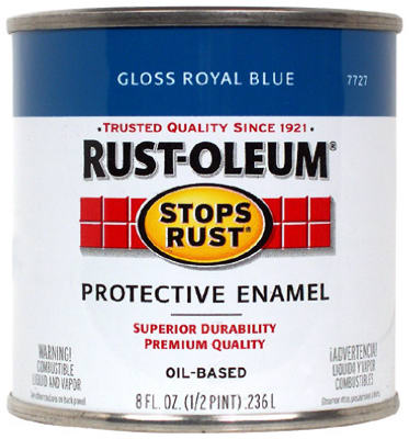 Rust-O 1/2Pt Gloss Royal Blue
