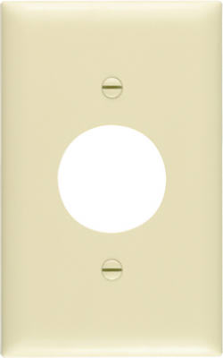 Ivory Single Outlet Wallplate