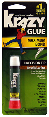 2G Krazy Glue /Wood Leather