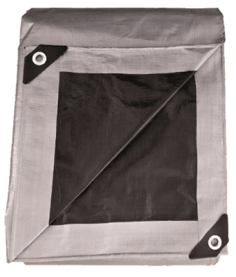 TG 25x40 SLV/BLK Tarp