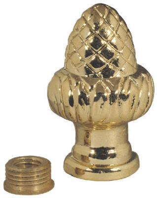 1-1/2" BRS Lamp Finial