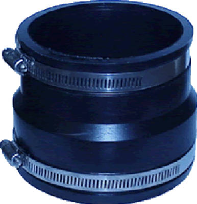 3" ADS to DWV  Flexible Coupling