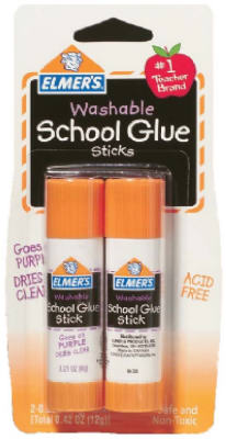 2PK.42OZ WashGlue Stick