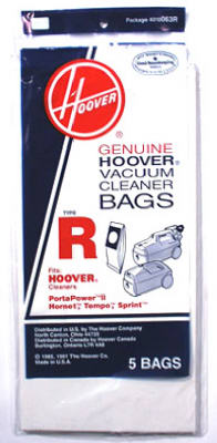 5PK Hoover R Vac Bag