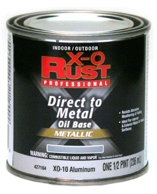 X-O Rust 1/2Pt Gloss Aluminum