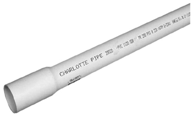 3/4"x20' SDR21 PVC Pipe