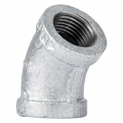 1/4" Galvanized 45 Degree Elbow