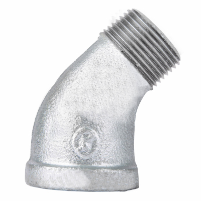 1/2" Galvanized 45 Degree Street Elbow