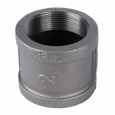 1/2" Black Iron Right Hand Coupling