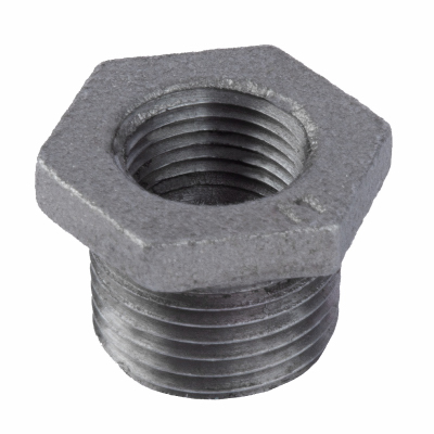 1/2x3/8 BLK Hex Bushing