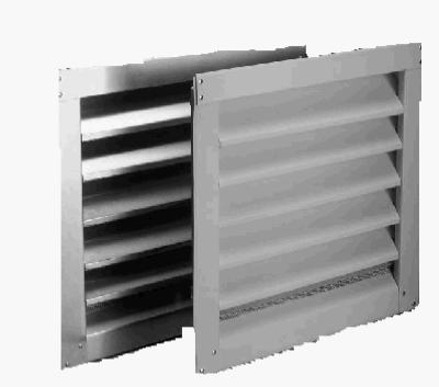 Air Vent 81202 Louver Vent, Rectangle, Aluminum, White, Wall Installation