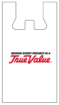 TV 1000PK WHT T-Sack