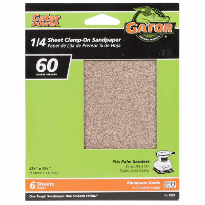 6PK 4x5 60G Sandpaper