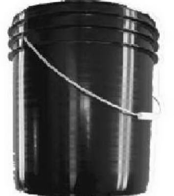 5GAL BLK Plas Pail