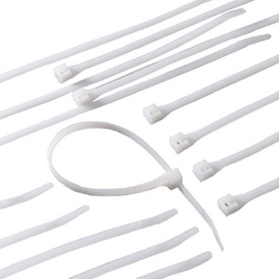 100PK 4" White Cable Ties