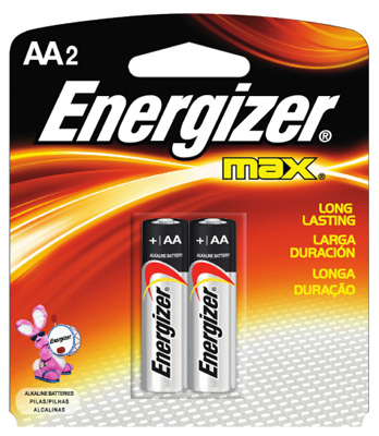 Energizer 2pk AA Alk Battery