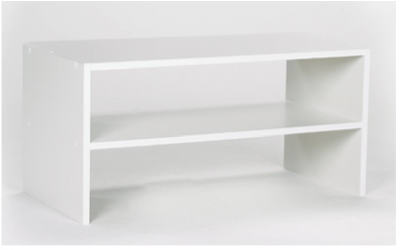 24"WHT Closet Organizer