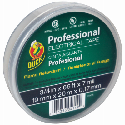 66'-3/4" BLACK ELECTRICAL TAPE
