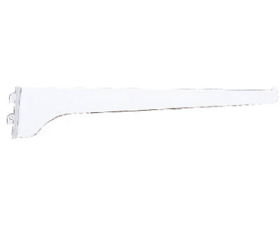 12" White Shelf Standard Bracket