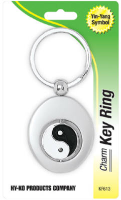 SLV Yin-Yang Key Chain