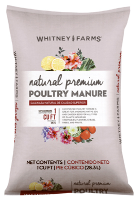 Whitney Farms Poultry Manure, 1 cu. ft.