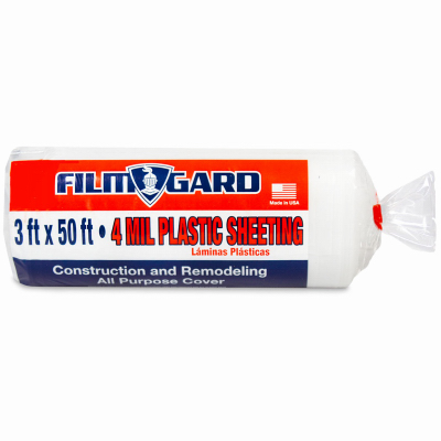 3' X 50' 4 ML CLEAR PLASTIC