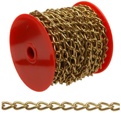 #70 Brass Plated Twist Chain