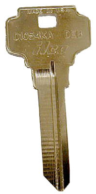 DE8 6 Pin Dexter Key Blank