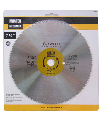 MM 7-1/4" 140 T Plywood Blade