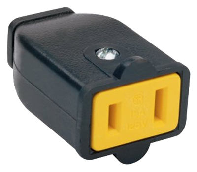 15A Black 2 Wire Connector