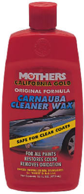 16oz Mothers Gold Car Wax Liquid