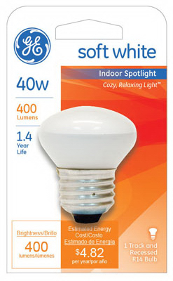40w R14 GE Indoor Spotlight Bulb