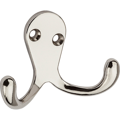 2PK NI DBL Clothes Hook