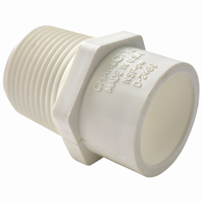 1/2" x 3/4" PVC Reducing Male Adapter