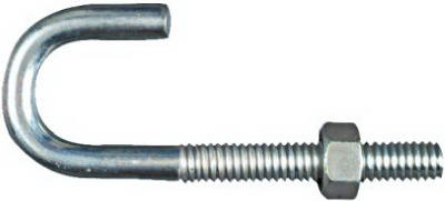 5/16x3  Zinc J Bolt            *