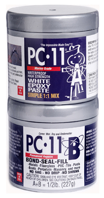 1/2# White PC-11 Epoxy Paste