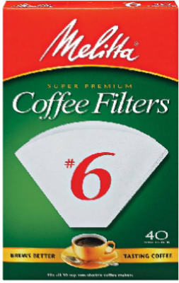 40CT #6 Melita Cone Filter