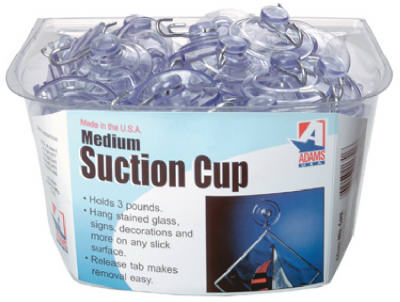 Medium Suction Cup W/ Metal Hook
