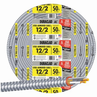 50' 12/2 Armored Cable