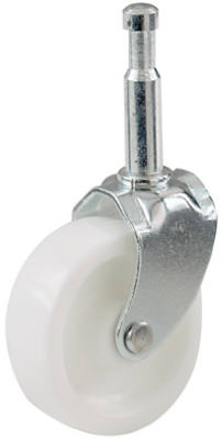 2PK 2" WHT Stem Caster