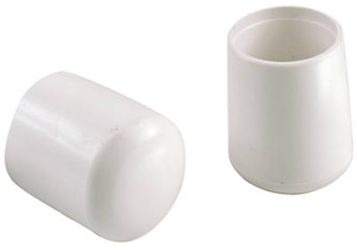 4PK 7/8" WHT Leg Tip