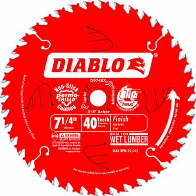 7-1/4x40T Diablo Blade