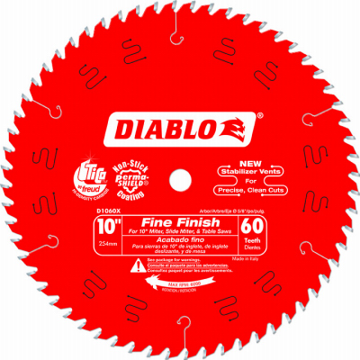 10"x60T Diablo Blade