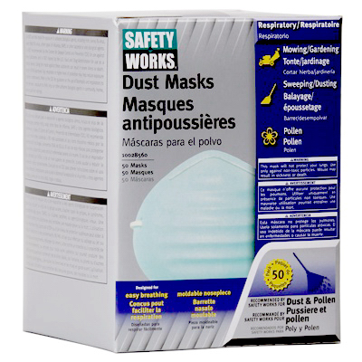 50) NonToxic Dust Mask