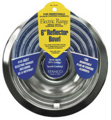 6" Chrome Reflector Bowl
