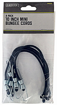 4pk MM 10" Bungee Cords